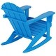 preview thumbnail 50 of 85, POLYTRENDS Laguna Adirondack Eco-Friendly Poly All-weather Outdoor Rocking Chair