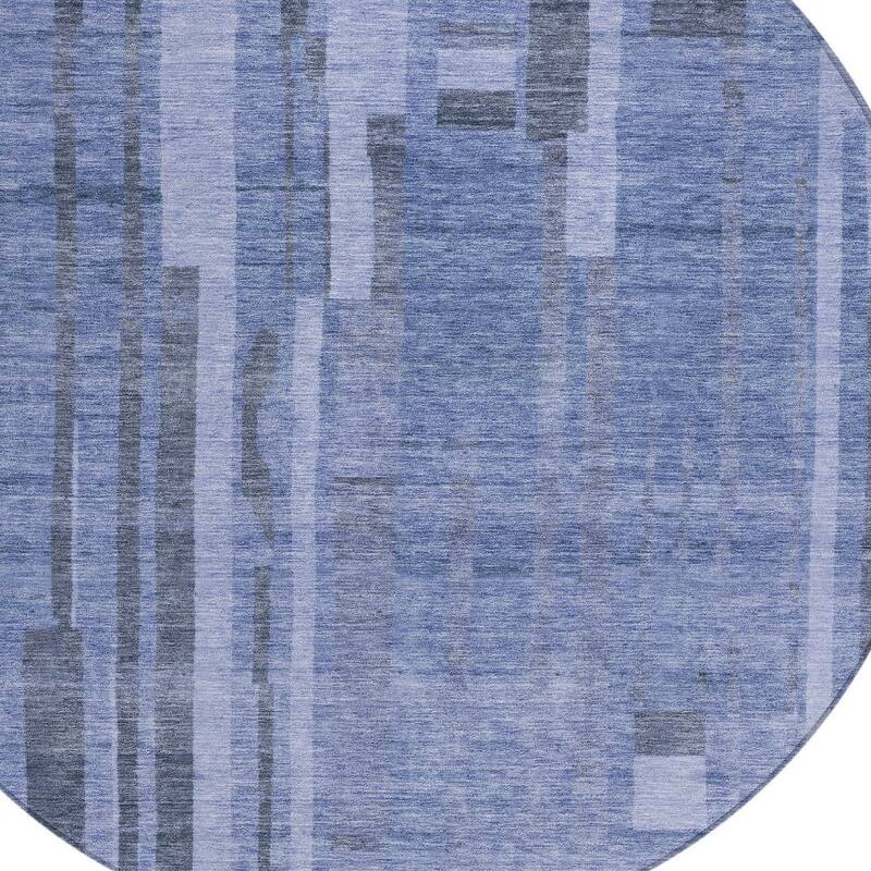 HomeRoots Striped Transitional Rectangle Outdoor Rug