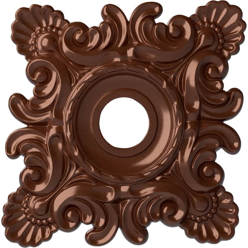18"W x 18"H x 3 1/4"ID x 1 1/2"P Crawley Ceiling Medallion
