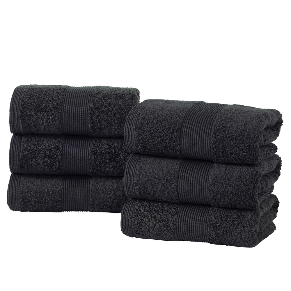 Fabstyles Luxury Hand Towels 16 x 28 Inches Set of 6 - 16x28