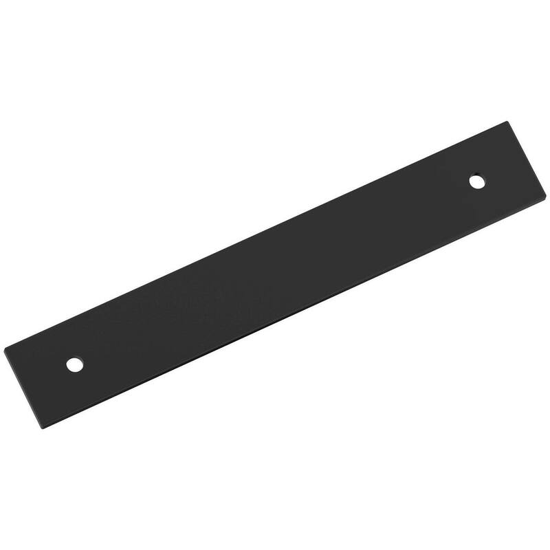 Amerock BP37763 Ladera 6-5/16" Backplate for 5-1/16" Center to Center - Matte Black