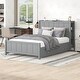 preview thumbnail 27 of 31, Full Size Bed Frame with Shelves&Headboard, Wood Platform 4 Storage Drawers, Support Legs for Girls Boys, No Box Spring Needed
