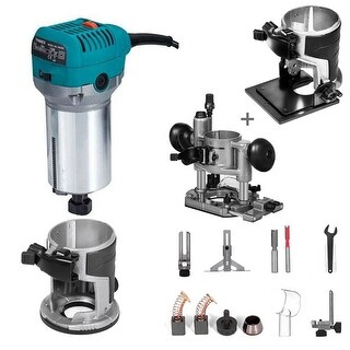 Wood Router Toolpak Wood Router Kit 1.25 HP Max Torque 30,000 RPM - Bed Bath & Beyond ...
