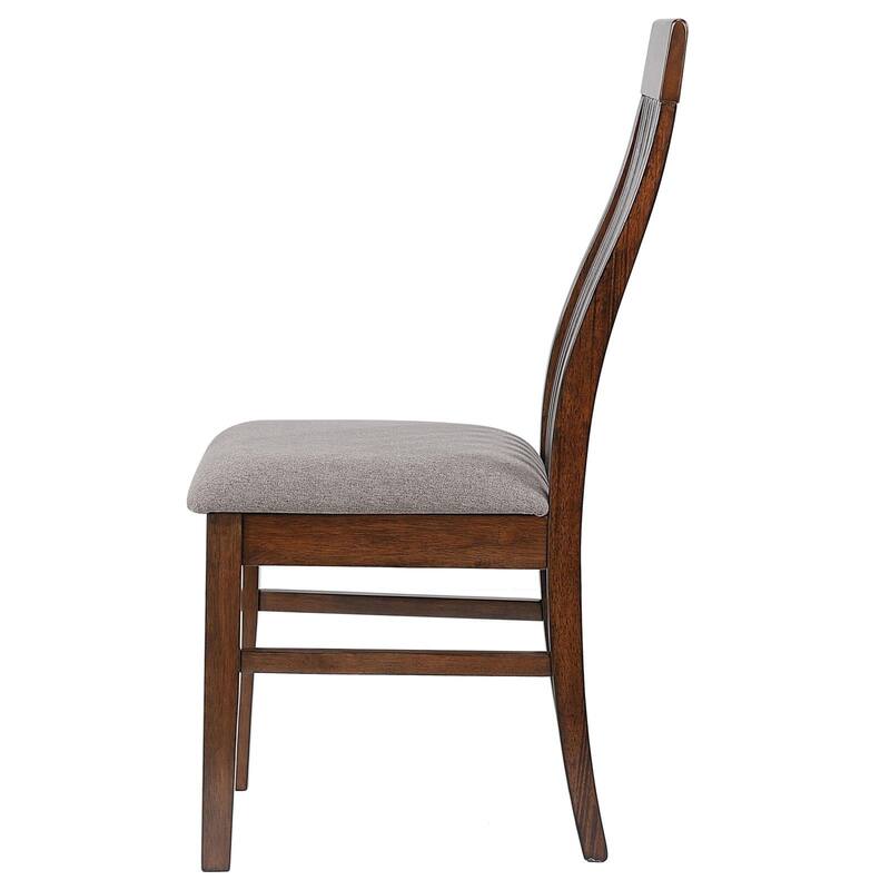 Baywind Mango Oak Dining Side Chair with Slat Back (Set of 2)