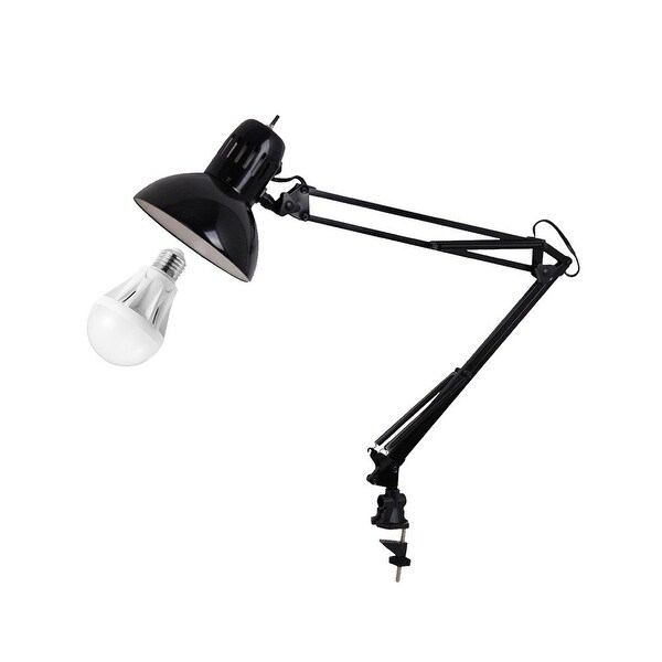 Metal Swing Arm LED Desk Lamp with Clamp Adjustable 7W 595