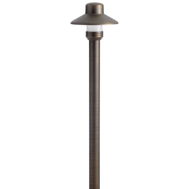 Kichler Single Light 4-1/4" High Outdoor Post Light