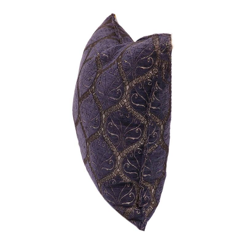 Trellis Myrtus Chenille Decorative Contemporary Turkish Pillow