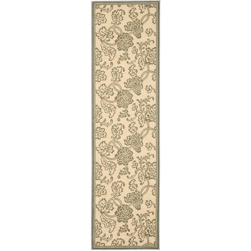 SAFAVIEH Treasures Manda Oriental Rug - 2'2" x 8' Runner - Ivory/Blue