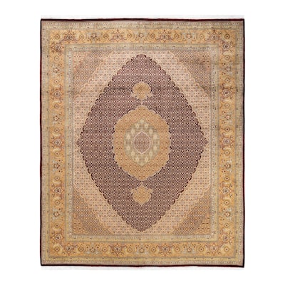 Overton Hand Knotted Wool Vintage Inspired Traditional Mogul Red Area Rug - 8 x 10
