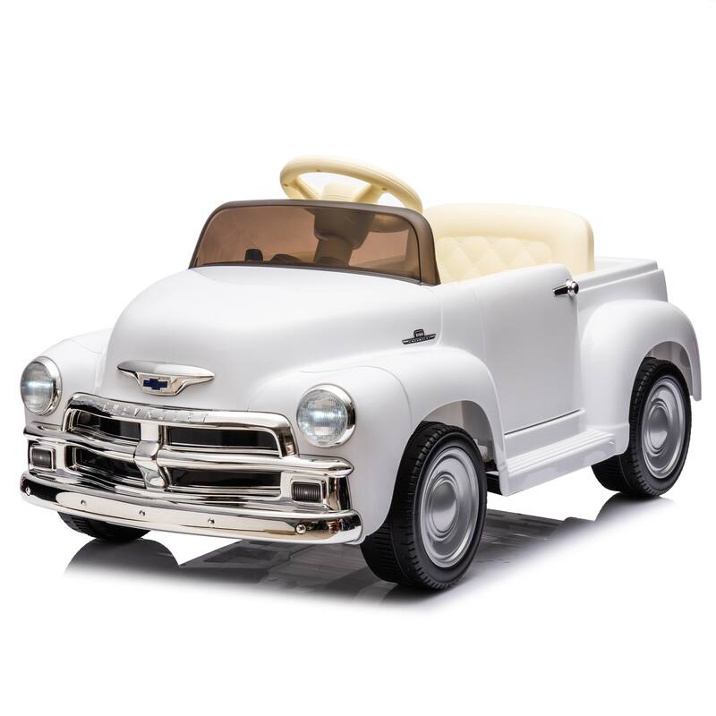 12V Kids Ride On Truck Car W/Parents Control, Licensed Chevrolet 3100 Pickup,Electric Car,High-Power Up To 4.35 Km/H,Age 3+