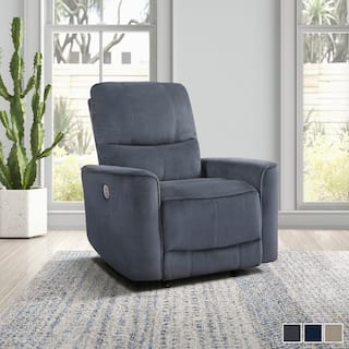 Ripon Velvet Power Rocker Reclining Chair