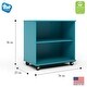 preview thumbnail 7 of 21, Tot Mate Open Single Sided Mobile Storage Locker, Write-on Wipe-off Markerboard Back - 36" Height x 23" Depth