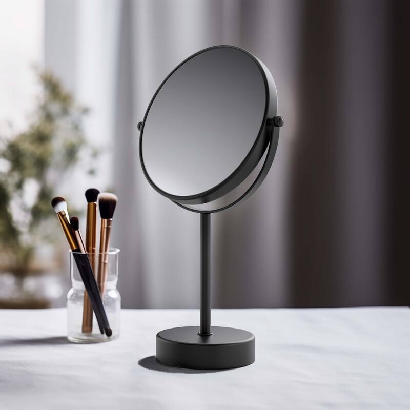 Circular Free Standing Magnifying Make Up Mirror