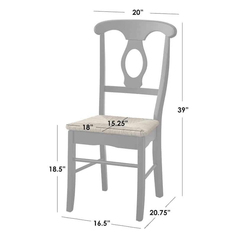 Simple Living Thorton Solid Wood Farmhouse Dining Set