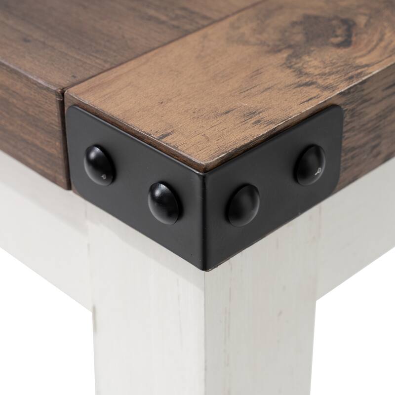 Pellebant A-frame Entry Console Table Long Sofa Table with Shelf - 45.27 in L x 13.98 in W x 31.88 in H