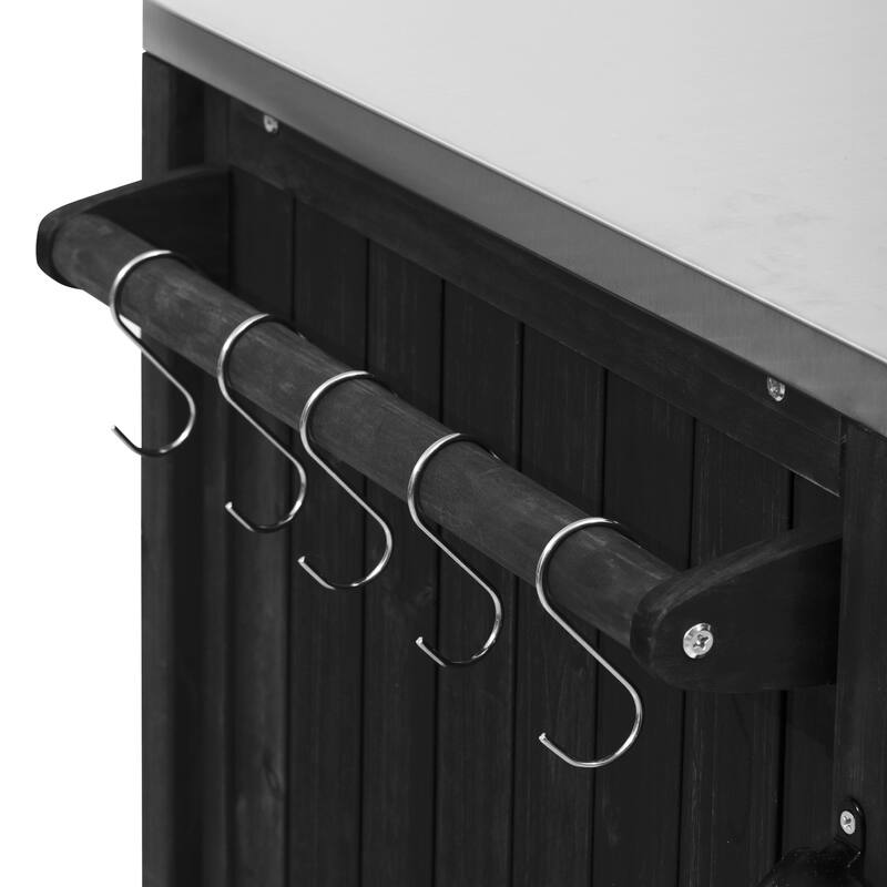 66.5" Outdoor Kitchen Island for Big Green Egg Grills with Drawer