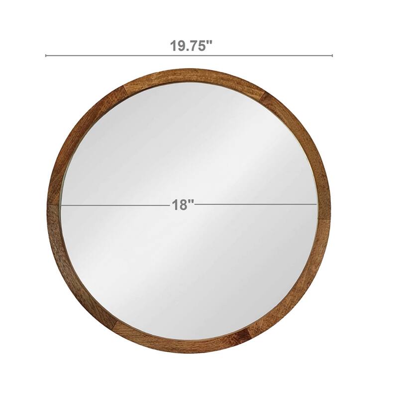 Round wall mirror for living room