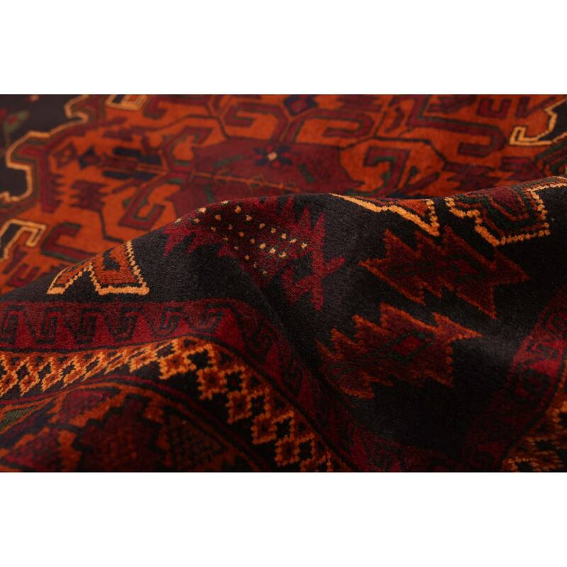 ECARPETGALLERY Hand-knotted Teimani Black Wool Rug - 4'0 x 6'7