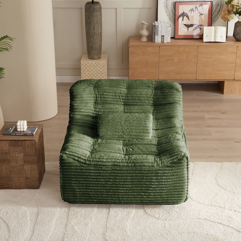 Oversize Swivel Chair Glider Chair with Switchable Head Pillow and Waist Pillow, Soft Plush Lounge Chair Accent Chair