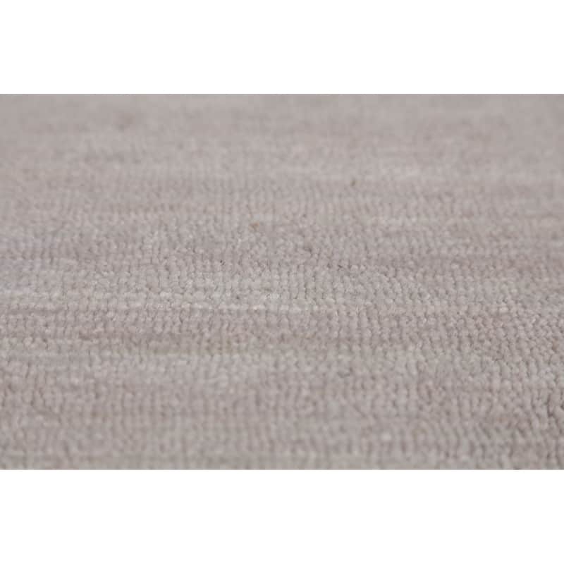 Gabbeh Indian Area Rug Handmade Beige Wool Carpet - 9'0" x 11'5"