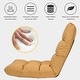 preview thumbnail 16 of 67, Costway Adjustable 14-Position Floor Chair Folding Lazy Gaming Sofa