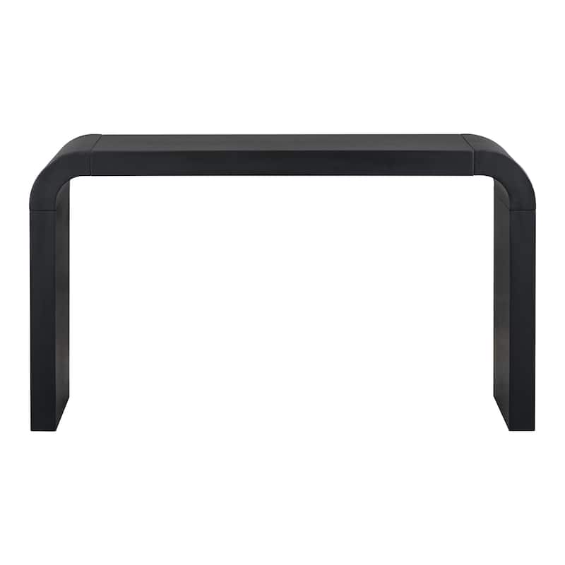Curved Console Table Narrow Entryway Side Table Living Room Accent Table