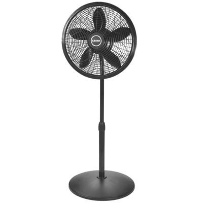 Lasko 1827 18-Inch Adjustable Elegance And Performance Pedestal Fan - Black