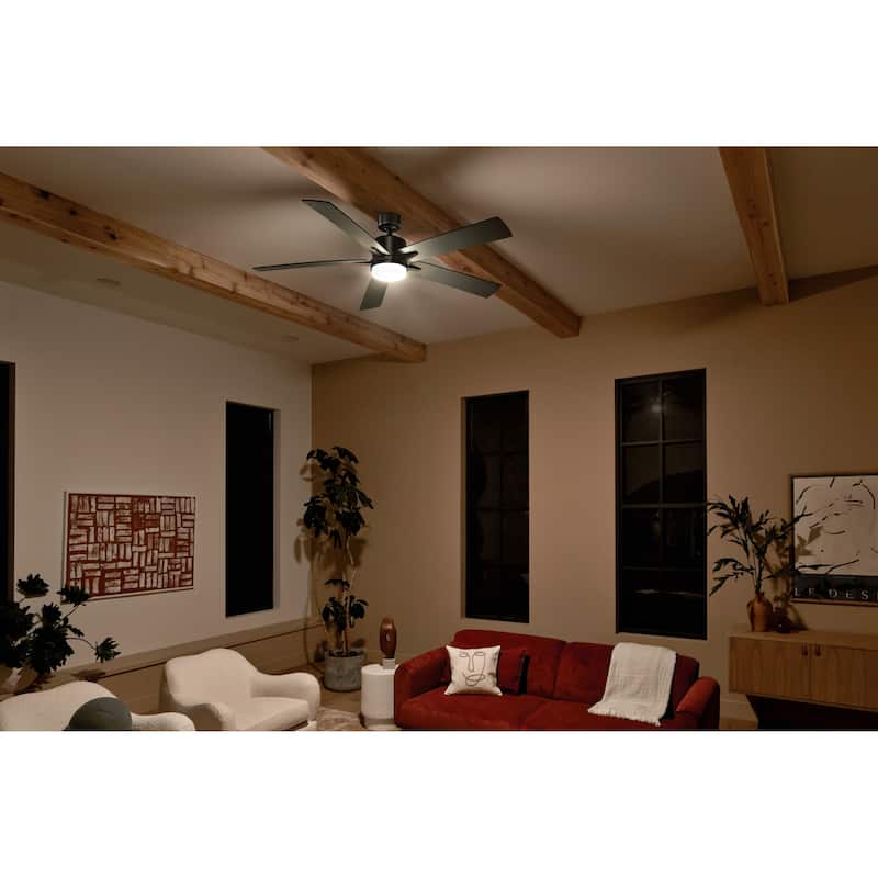 Kichler 330060 Lucian 60" 5 Blade Indoor LED Ceiling Fan with Wall