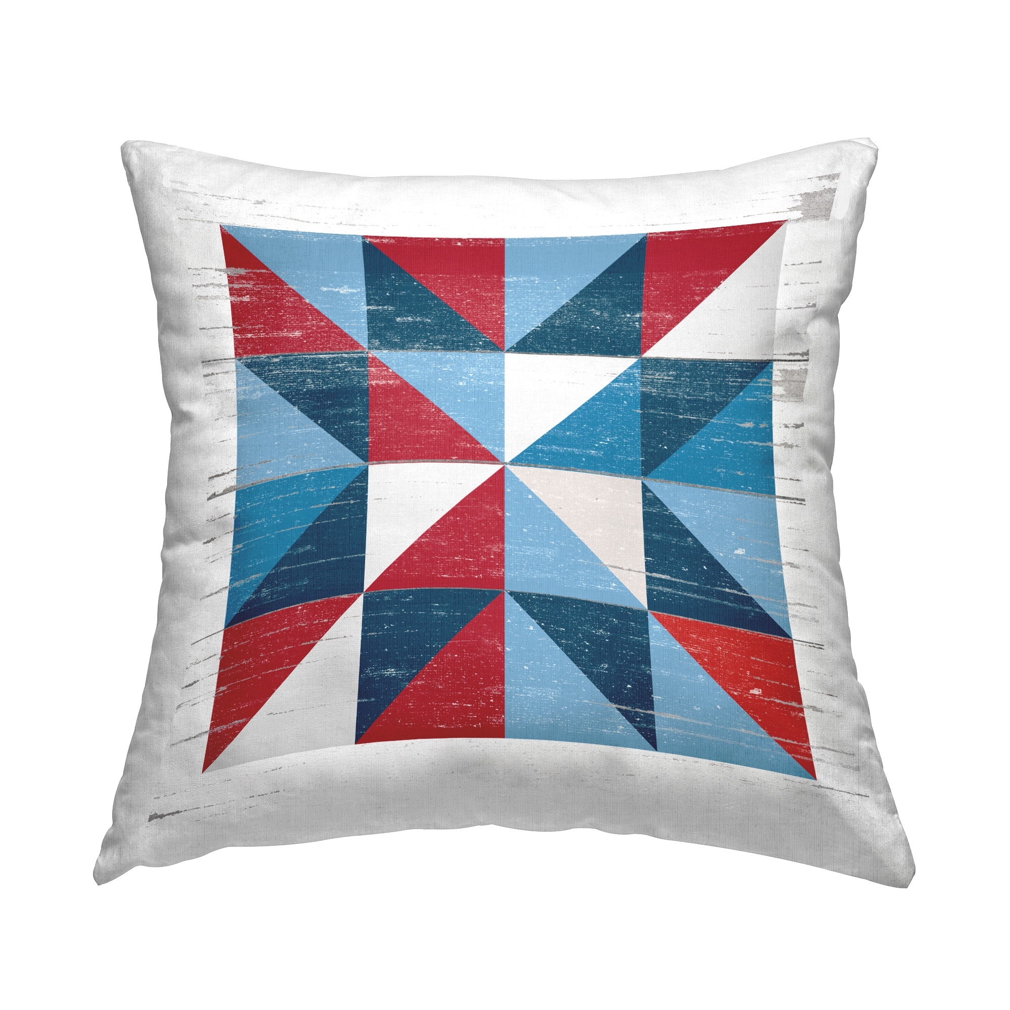Rustic red shop throw pillows