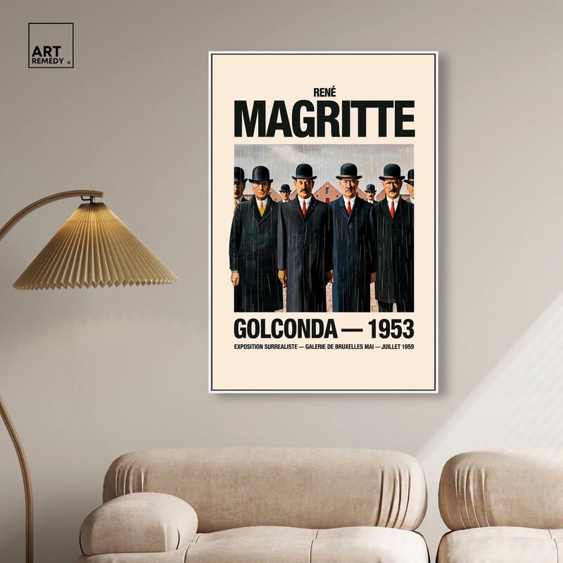 Falling Men of Golconda Canvas by Art Remedy