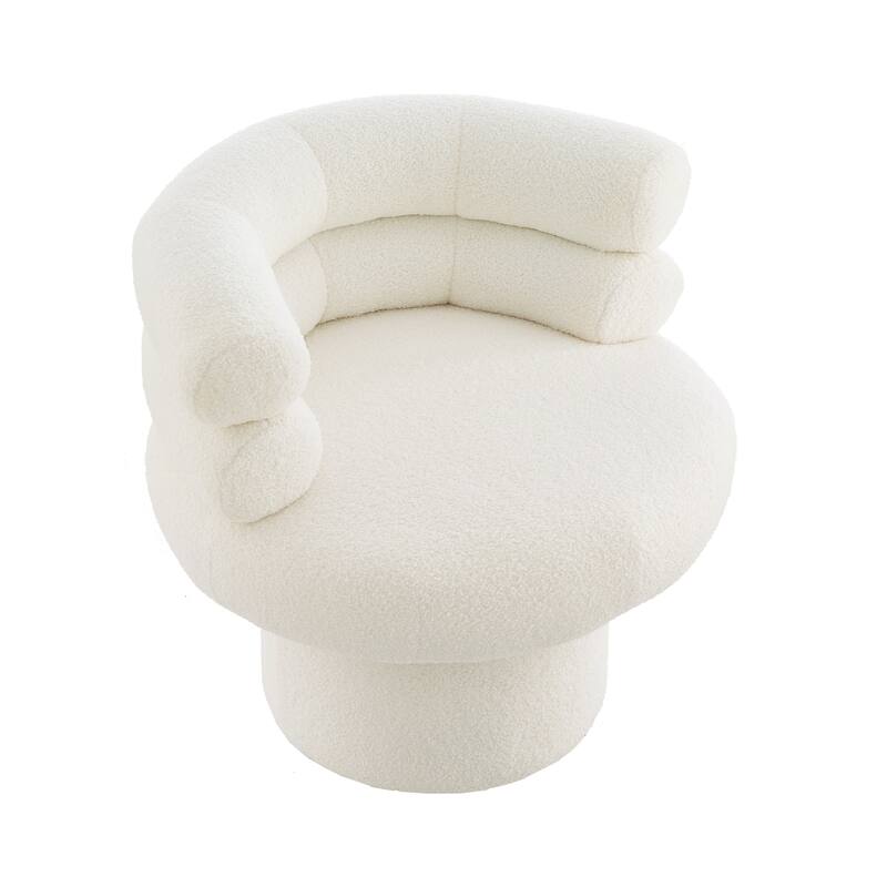 360°Swivel Chair Swivel Accent Chair Round Swivel Chair Barrel Chair Vanity Chair for Living Room, Bedroom or Small Space