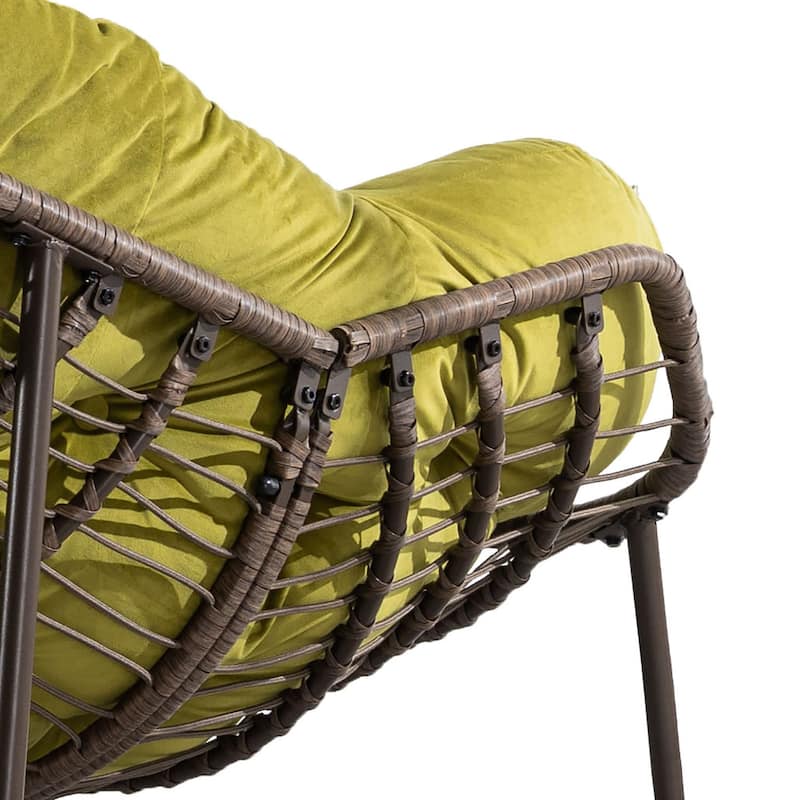 Modern Classic Egg Rocking Chair, Indoor/Outdoor Use