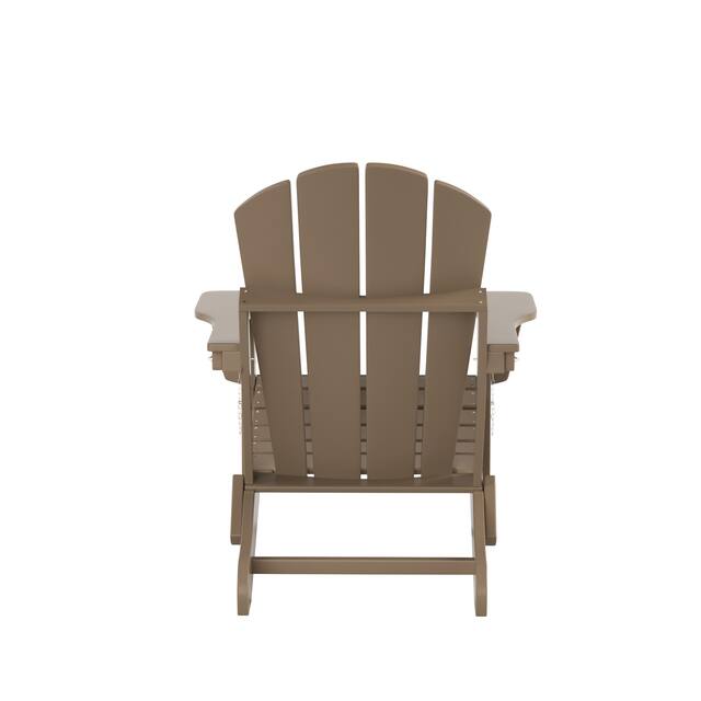 Laguna Outdoor Eco-Friendly Poly Folding Adirondack Chair (Set of 2)