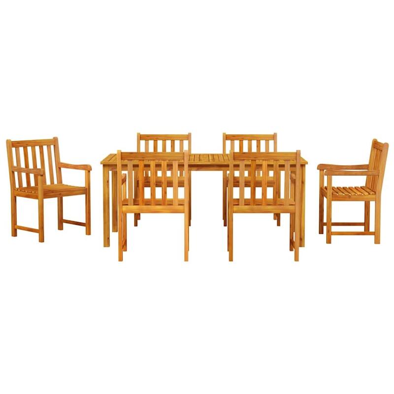 vidaXL Garden Dining Set Brown solid acacia wood - 35 x 71 x 30