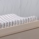 preview thumbnail 2 of 1, Lambs & Ivy Urban Jungle Gray/White Baby Changing Pad Cover