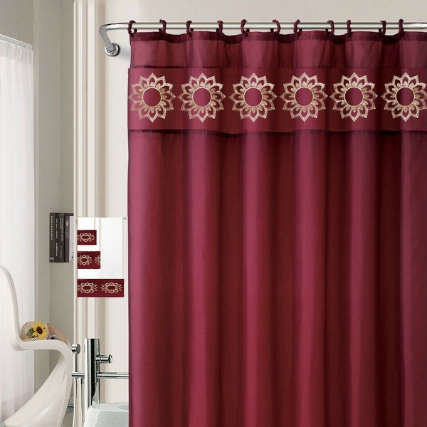 Shower curtain sets with rugs and towels cheap