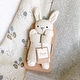 preview thumbnail 5 of 5, Crane Baby Cotton Baby Lovey Blanket (Ollie The Bunny) - Beige