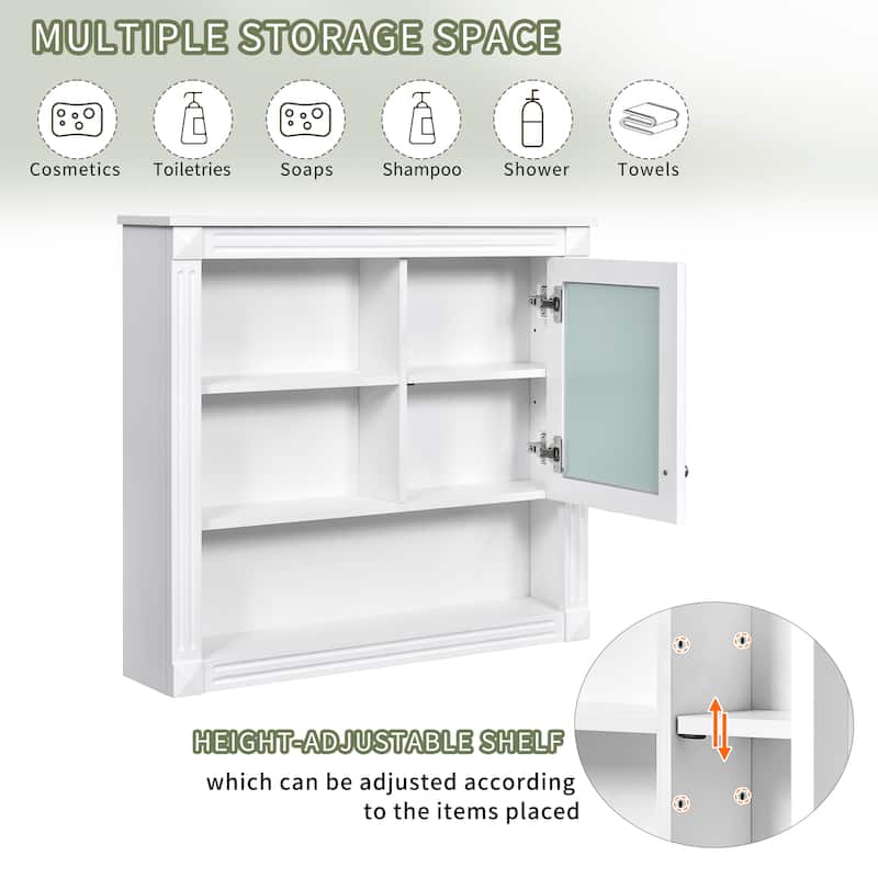 32'' Bathroom Wall Cabinet With Mirror