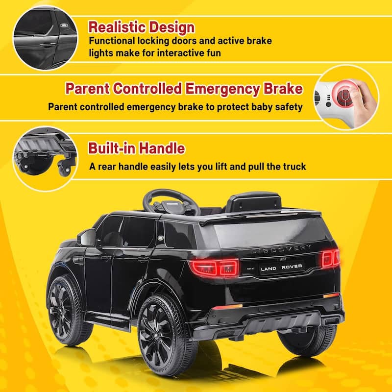 Licensed Land Rover Kids Electric Car, Ride On Car