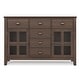 preview thumbnail 25 of 78, WYNDENHALL Stratford Solid Wood Transitional Sideboard Buffet - 54 inch Wide