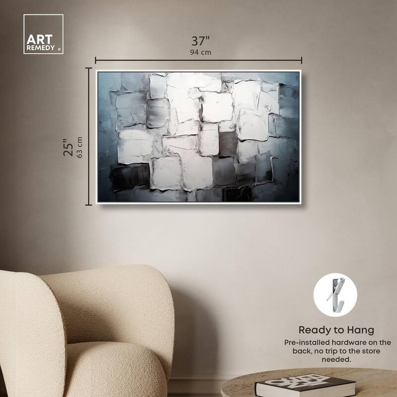 Urban Grid Canvas by Art Remedy