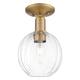 Option Brushed Brass / Clear Shade
