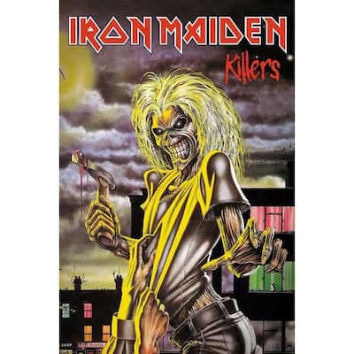 Iron Maiden Killers Art Poster - 24 x 36 Inch