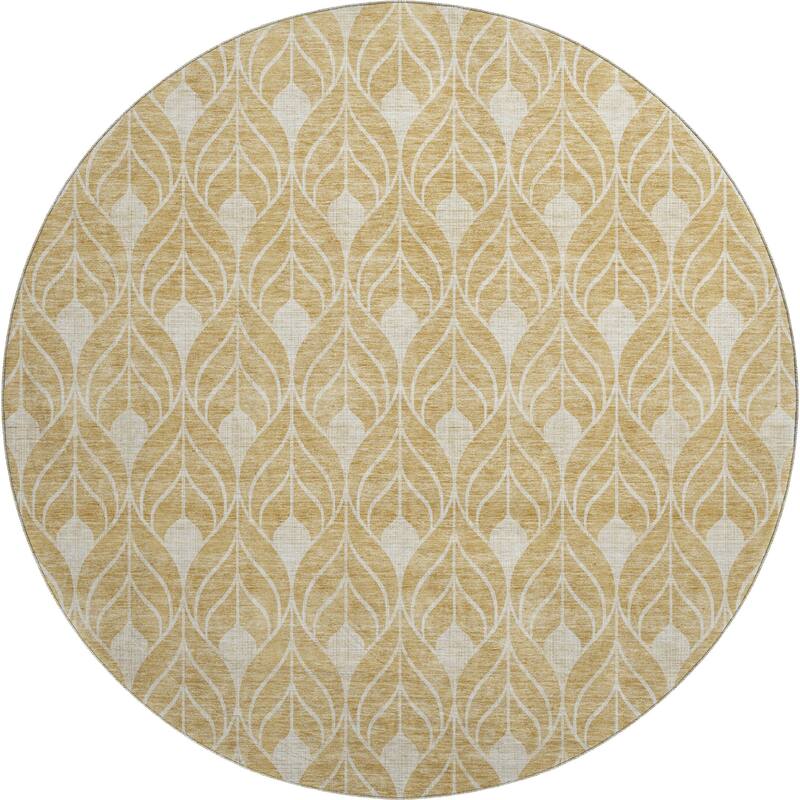 Premium Washable Super Soft Geo Teardrop Mayfield Rug