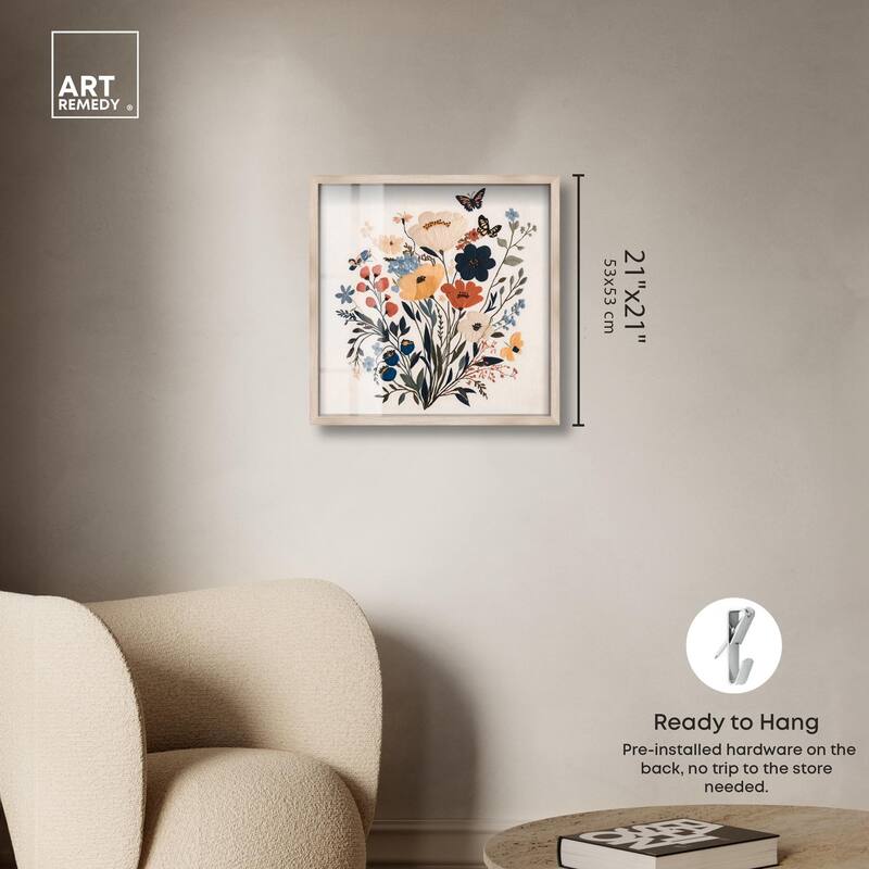 Garden of Threads I Shadowbox by Art Remedy