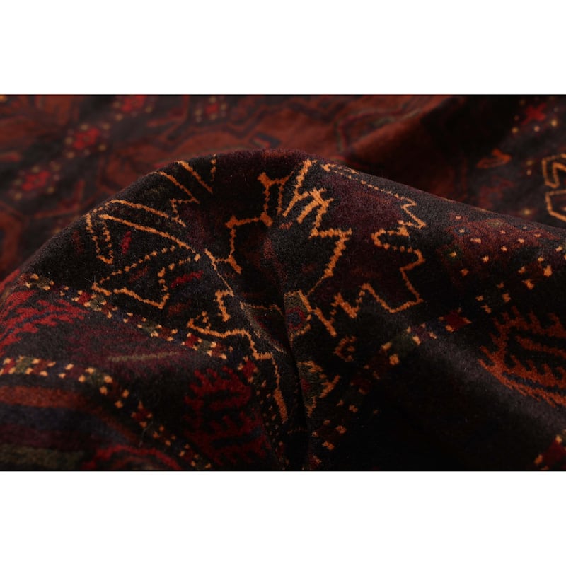 ECARPETGALLERY Hand-knotted Teimani Black, Brown Wool Rug - 3'7 x 6'3