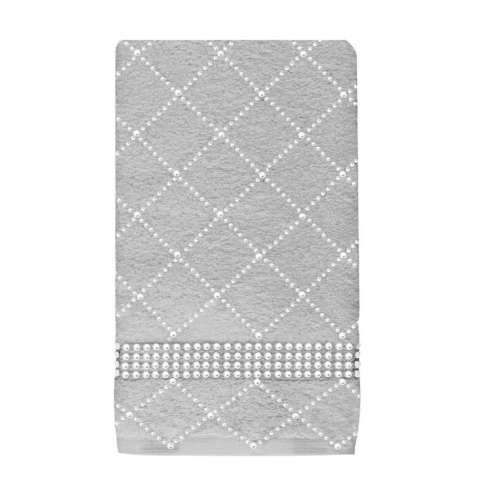 Sparkles Home Atlas Rhinestone Hand Towel (Set of 2)