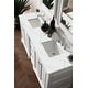 preview thumbnail 23 of 35, James Martin Vanities De Soto 72" Double Vanity, Bright White Ethereal Noctis Quartz