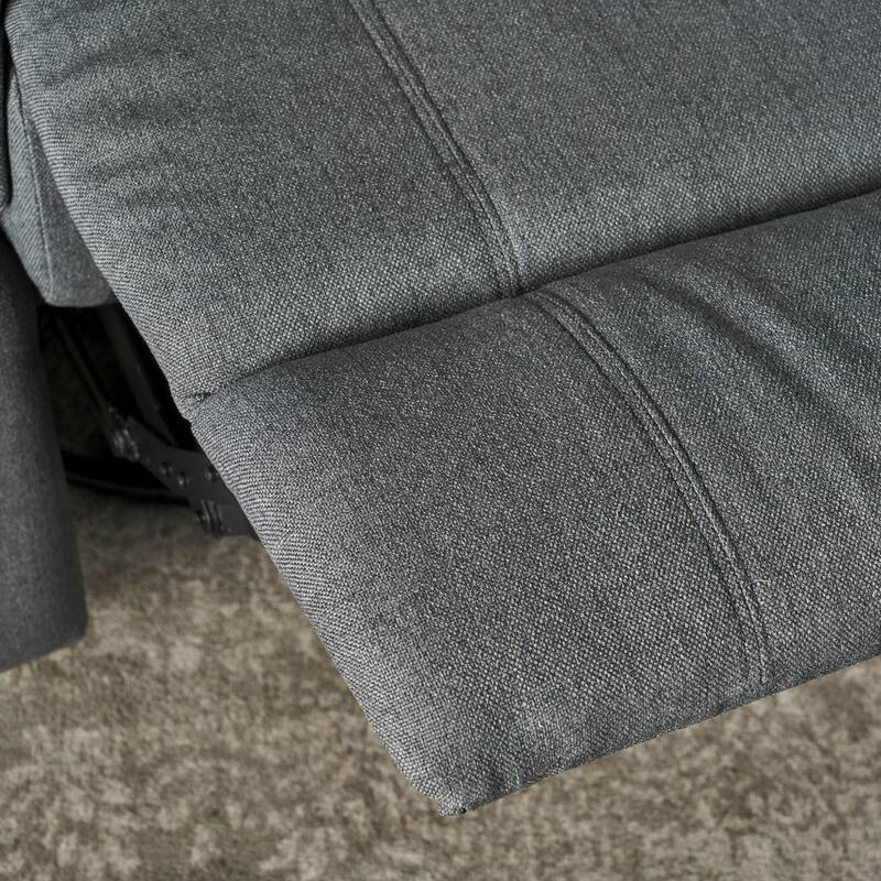 PU Glider Recliner with Swivel,Manual Reclining Chair