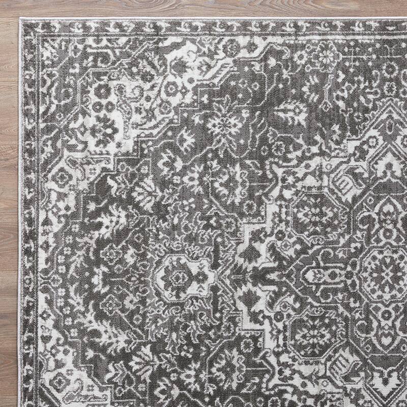 Loomaknoti Rhane Valeina Gray Area Rug